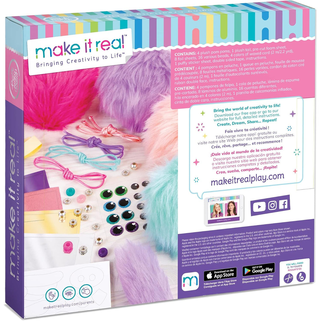 Sada na výrobu přívěsků na klíče Make it Real - Fluffy Friend