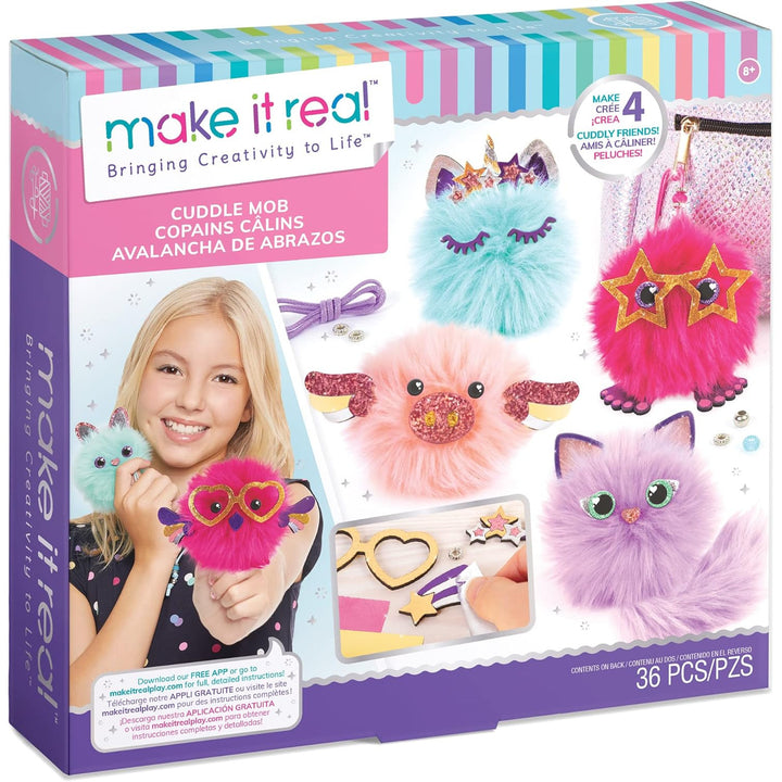 Sada na výrobu přívěsků na klíče Make it Real - Fluffy Friend