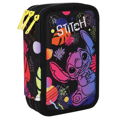 Tříkomorový penál CoolPack s příslušenstvím JUMPER 3 STITCH