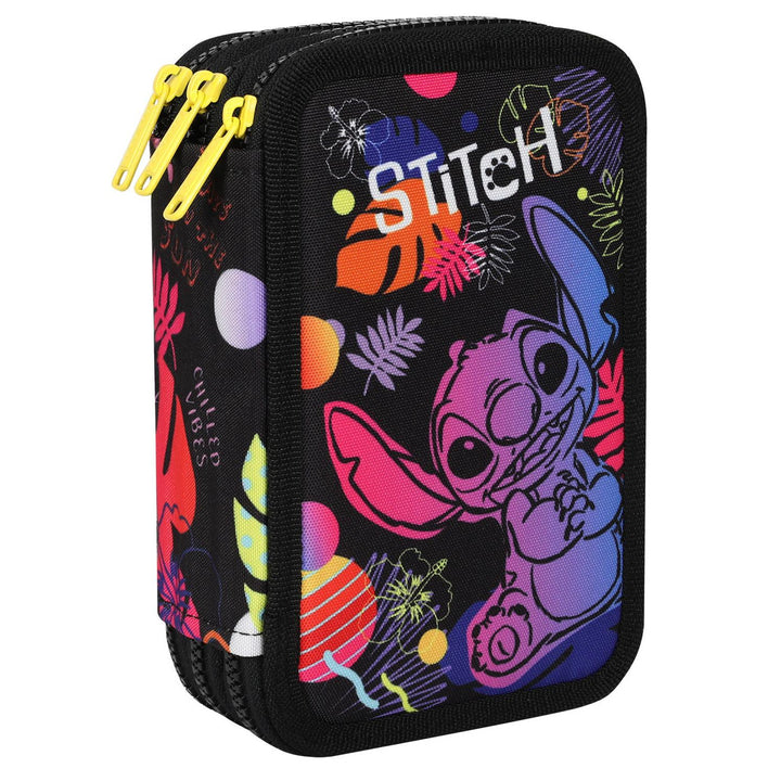 Tříkomorový penál CoolPack s příslušenstvím JUMPER 3 STITCH