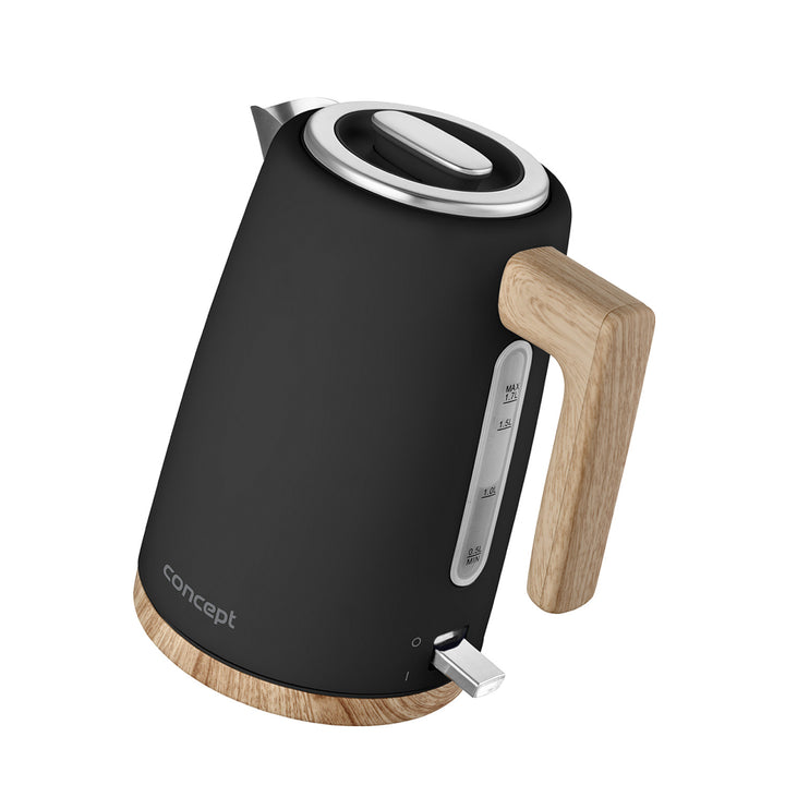 Rychlovarná konvice Concept ELWOOD, nerezová ocel, 1,7 l, ukazatel hladiny vody, RK3316