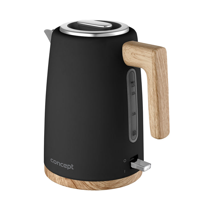Rychlovarná konvice Concept ELWOOD, nerezová ocel, 1,7 l, ukazatel hladiny vody, RK3316