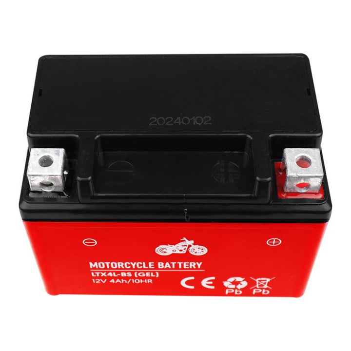 Gelová baterie Lamex, pro motocykly, 12V, 4Ah, LTX4L-BS