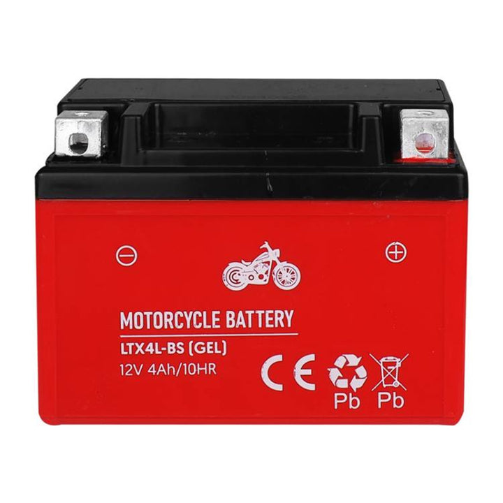 Gelová baterie Lamex, pro motocykly, 12V, 4Ah, LTX4L-BS