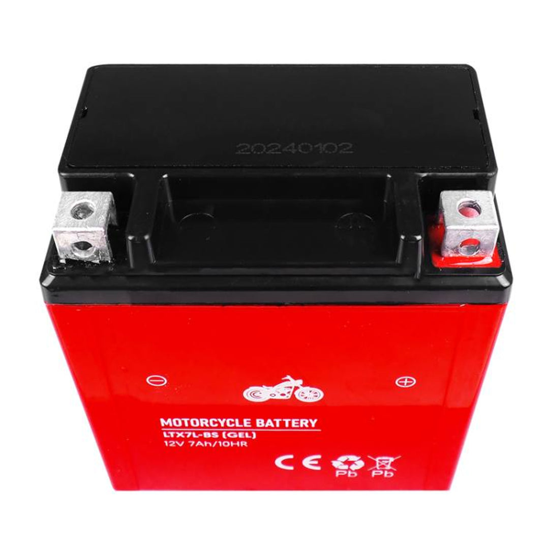 Gelová baterie Lamex, motocyklová, 12V, 7Ah, LTX7L-BS