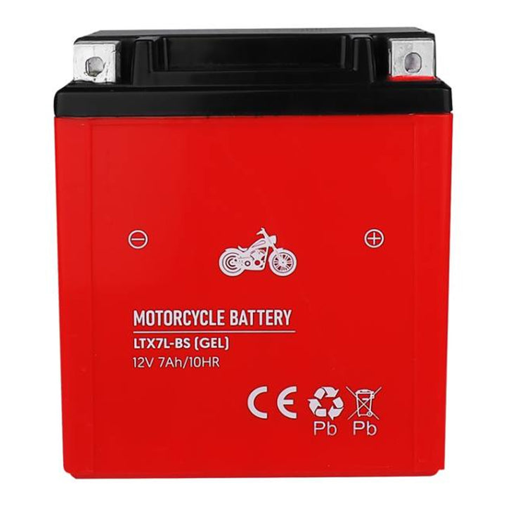 Gelová baterie Lamex, motocyklová, 12V, 7Ah, LTX7L-BS