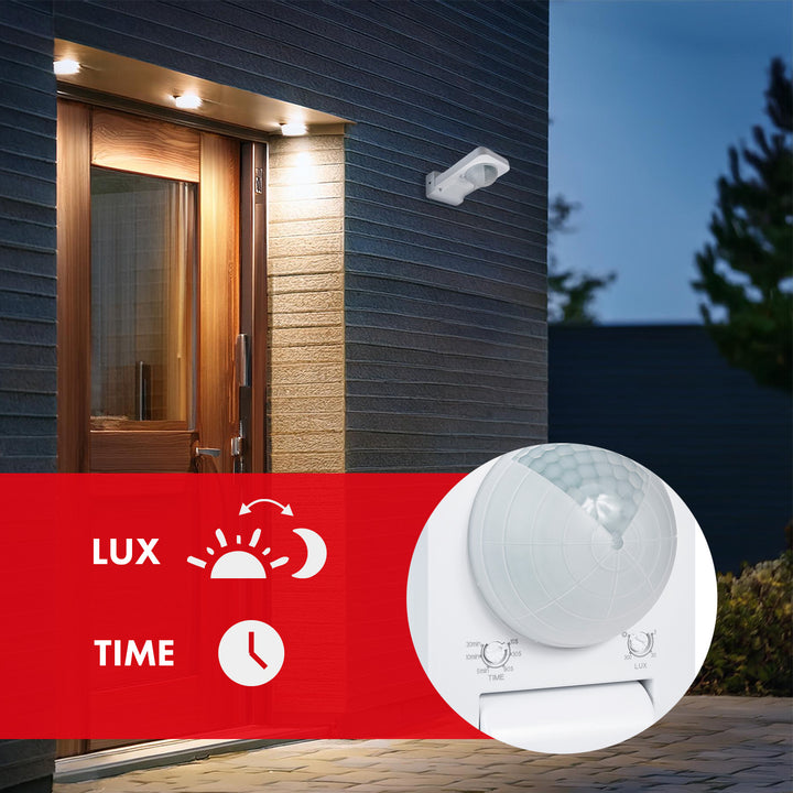 2x pohybový senzor 360st venkovní IP65 LED