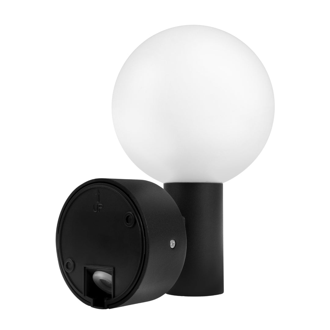 Senzor pohybu Maclean LED lampa, PIR senzor pohybu, černá, 15W, IP65, 1600lm, neutrální bílá (4000K) MCE515 B, 2 kusy