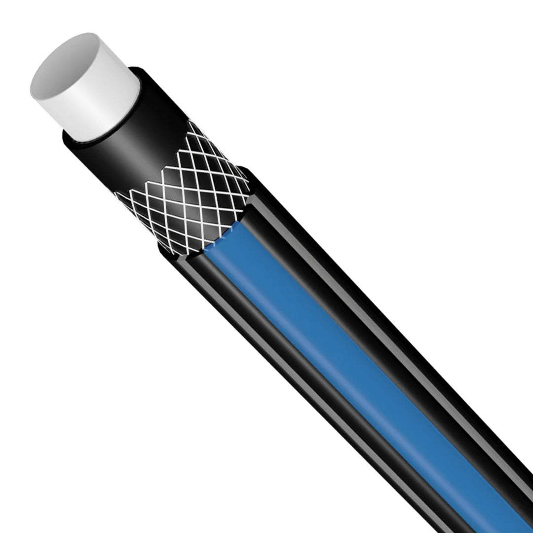 Zahradní sada Vartco, 1/2'' 20m hadice, rychlospojka Stop and Go, kohoutková přípojka, zavlažovač, nástěnný držák, Home Set