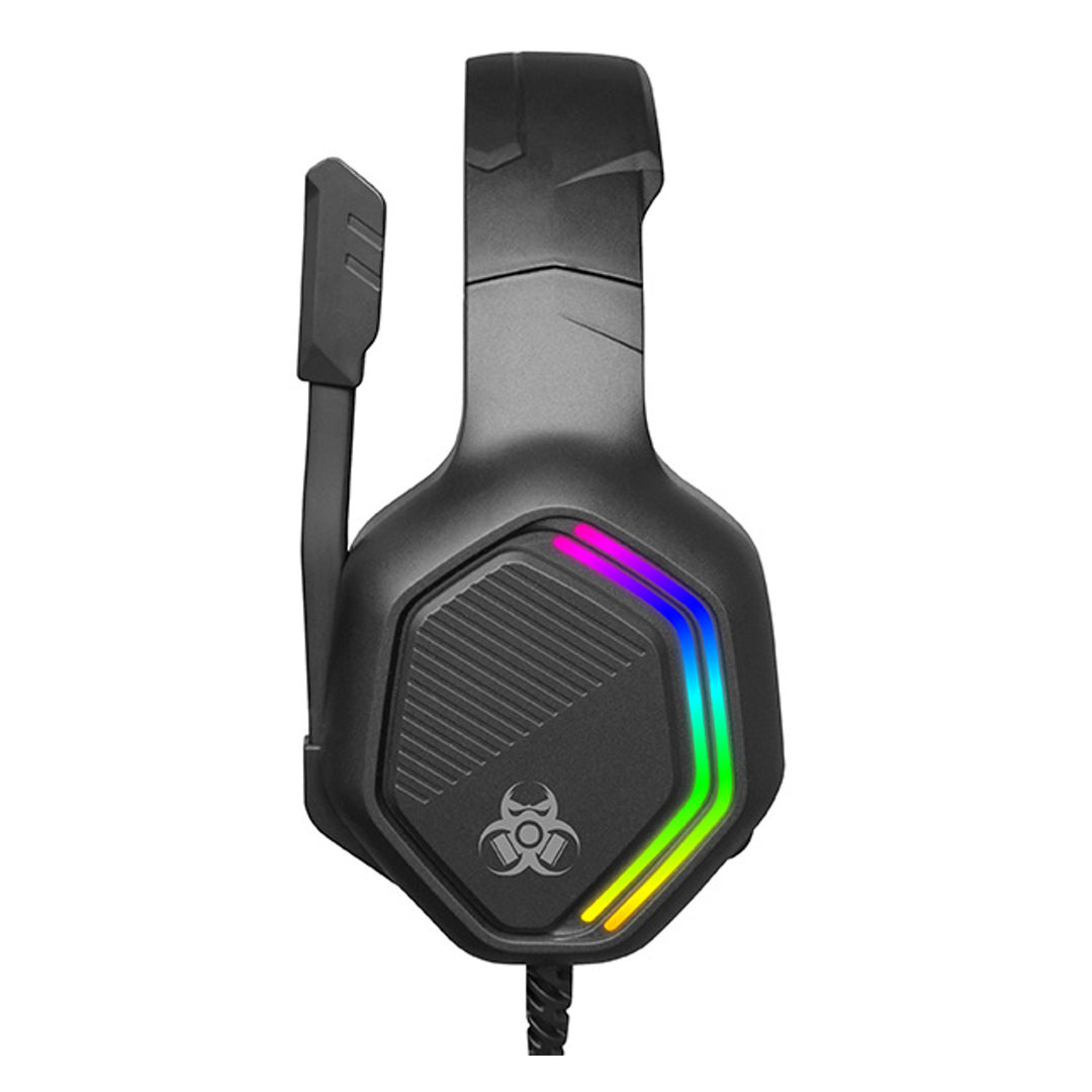 Herní sluchátka Tracer, podsvícení RGB, skládací mikrofon, Gamezone GZ X3