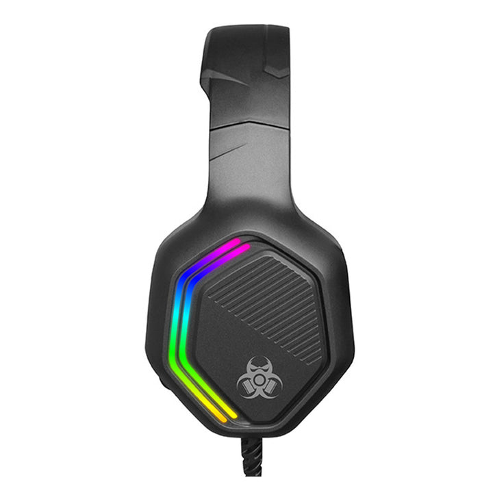 Herní sluchátka Tracer, podsvícení RGB, skládací mikrofon, Gamezone GZ X3