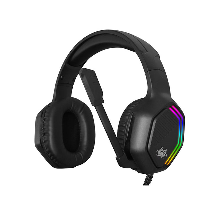 Herní sluchátka Tracer, podsvícení RGB, skládací mikrofon, Gamezone GZ X3
