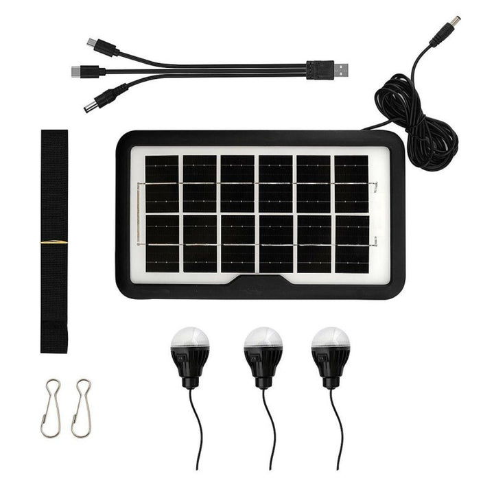 Multifunkční solární svítilna Verna, 6v1, powerbanka, solární panel, lampa, LED světla, reproduktor+rádio, Tur000008