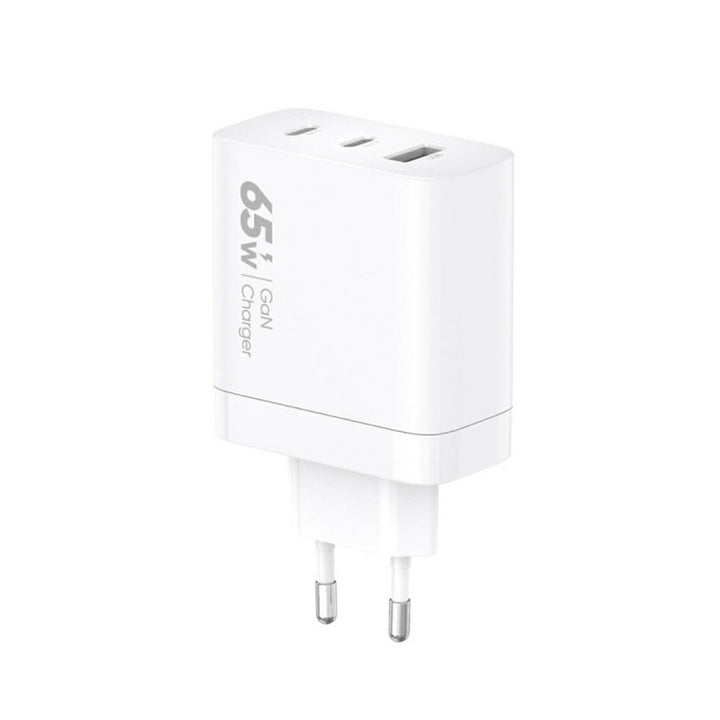 Síťová nabíječka VIDVIE, 3A, 65W, 2x USB-C, 1x USB, kabel USB-C/USB-C, PLE262