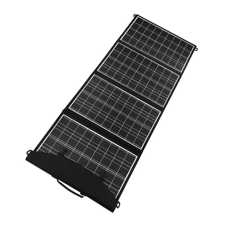 Solární panel, nabíječka, 60 W, 2 porty USB, černo-oranžový, A06