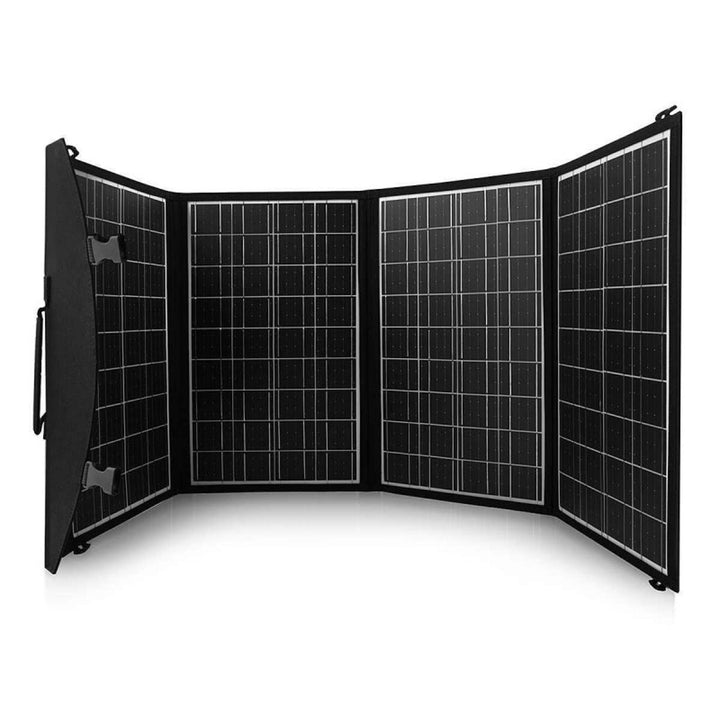 Solární panel, nabíječka, 60 W, 2 porty USB, černo-oranžový, A06