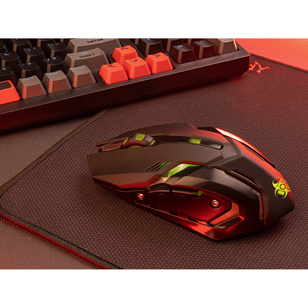 Herní myš Tracer, bezdrátová, 500mAh baterie, 3200 DPI, Gamezone Rocky RF Nano