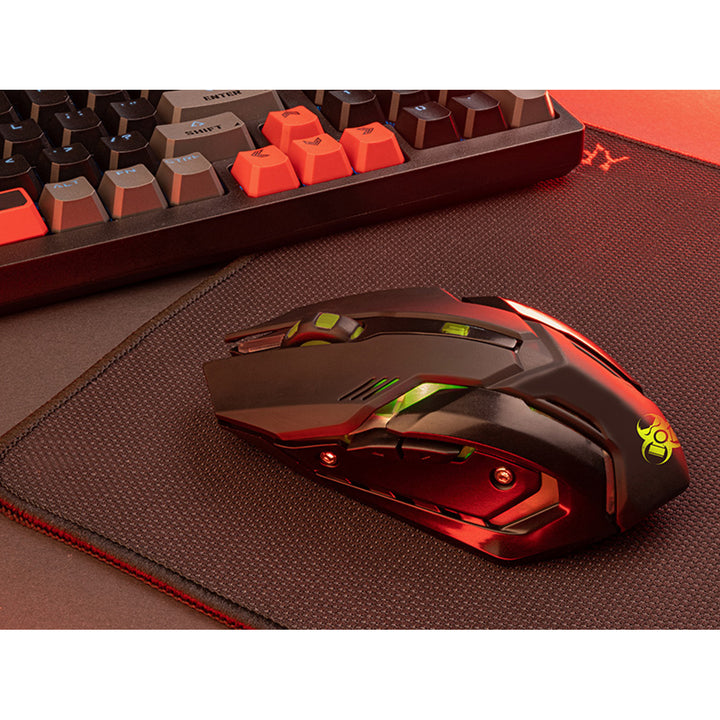 Herní myš Tracer, bezdrátová, 500mAh baterie, 3200 DPI, Gamezone Rocky RF Nano