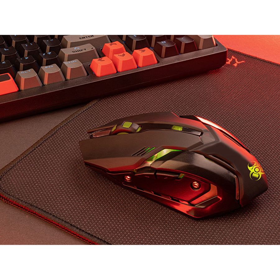 Herní myš Tracer, bezdrátová, 500mAh baterie, 3200 DPI, Gamezone Rocky RF Nano