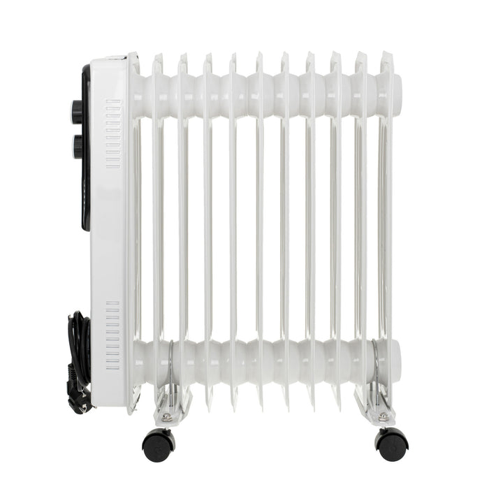 Olejové topení Adler, 11 žeber, výkon 2500 W, 3 stupně ohřevu, bílé, AD 7817
