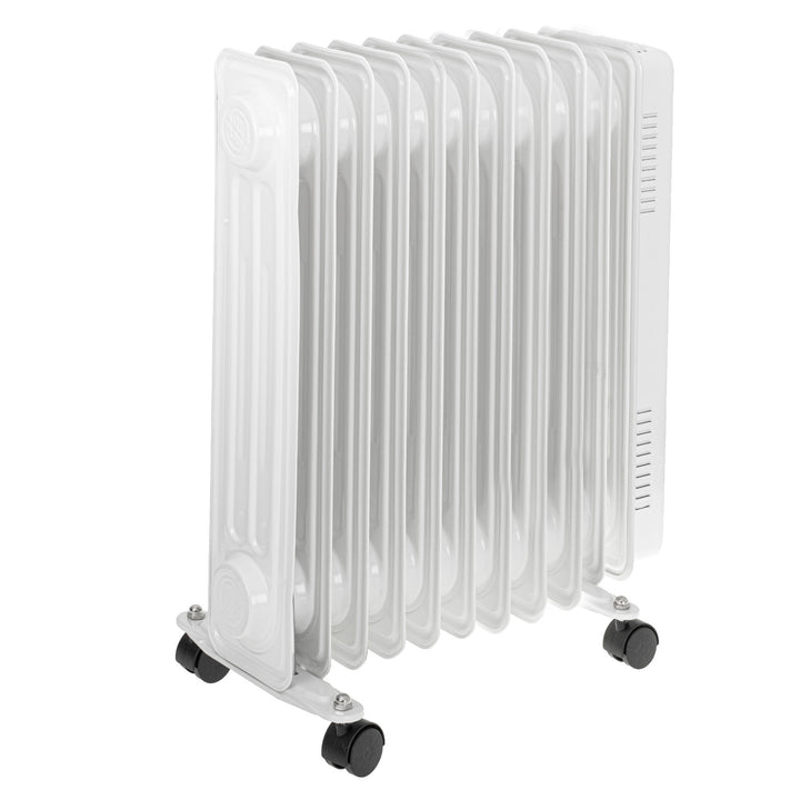 Olejové topení Adler, 11 žeber, výkon 2500 W, 3 stupně ohřevu, bílé, AD 7817