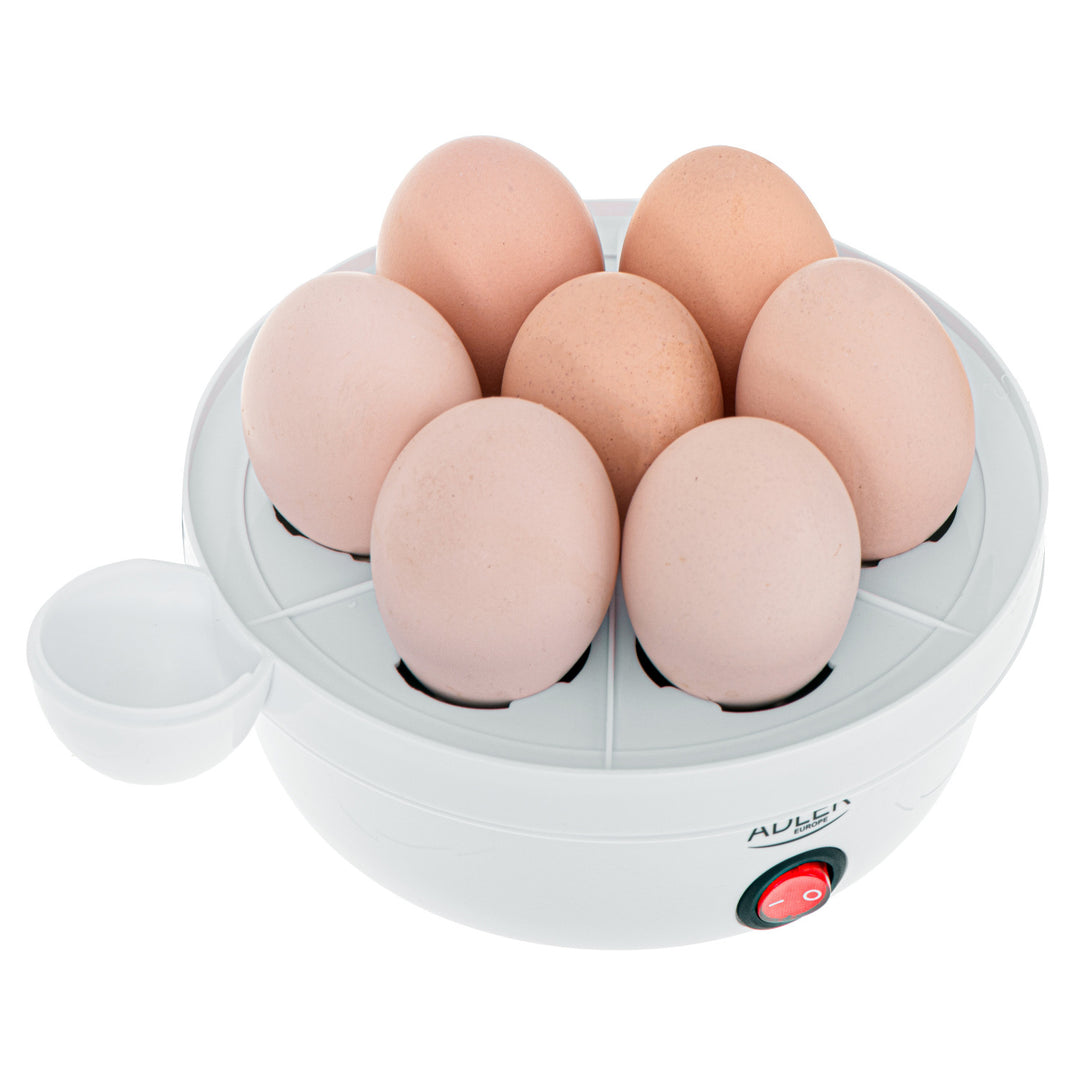 Automatický vařič vajec Adler, na 7 vajec, příkon 450 W, bílý, AD 4459