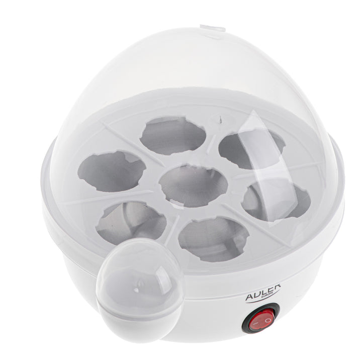 Automatický vařič vajec Adler, na 7 vajec, příkon 450 W, bílý, AD 4459