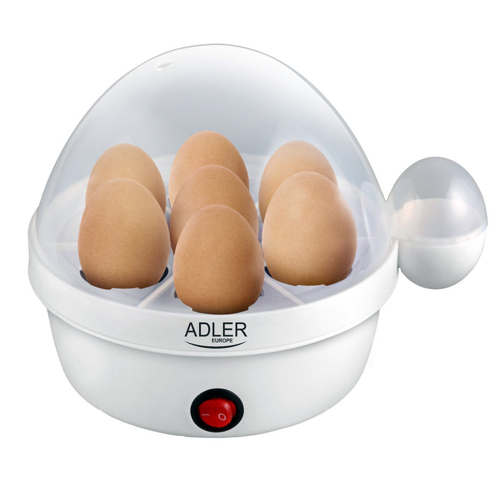 Automatický vařič vajec Adler, na 7 vajec, příkon 450 W, bílý, AD 4459