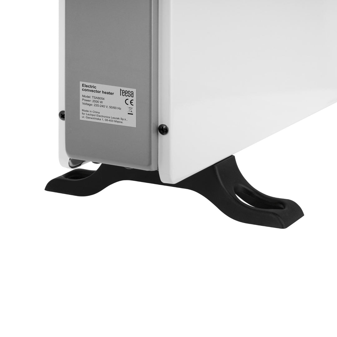 Konvektorové topení Teesa, funkce časovače, regulace teploty, režim Anti-frost, dálkové ovládání, TSA8054