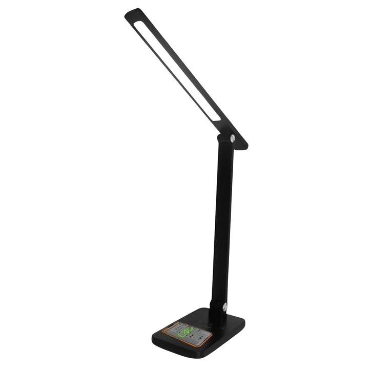 Kancelářská lampa LTC, LED 10 W, tři teploty světla, indukční nabíjení, dotykový panel, LXL0099C