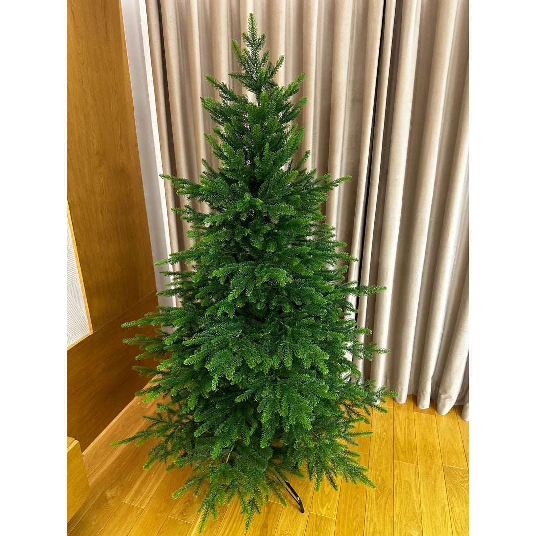 Umělý vánoční stromek, přírodní kavkazský smrk, PVC + PE, výška 160 cm