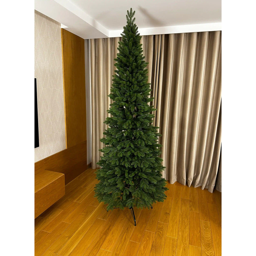 Umělý vánoční stromek, sloupový smrk, PE větve, výška 240 cm