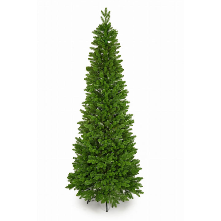 Umělý vánoční stromek, sloupovitý smrk, PE větve, výška 210 cm