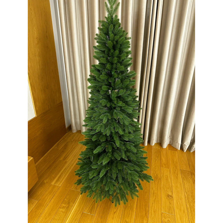 Umělý vánoční stromek, sloupovitý smrk, PE větve, výška 180 cm