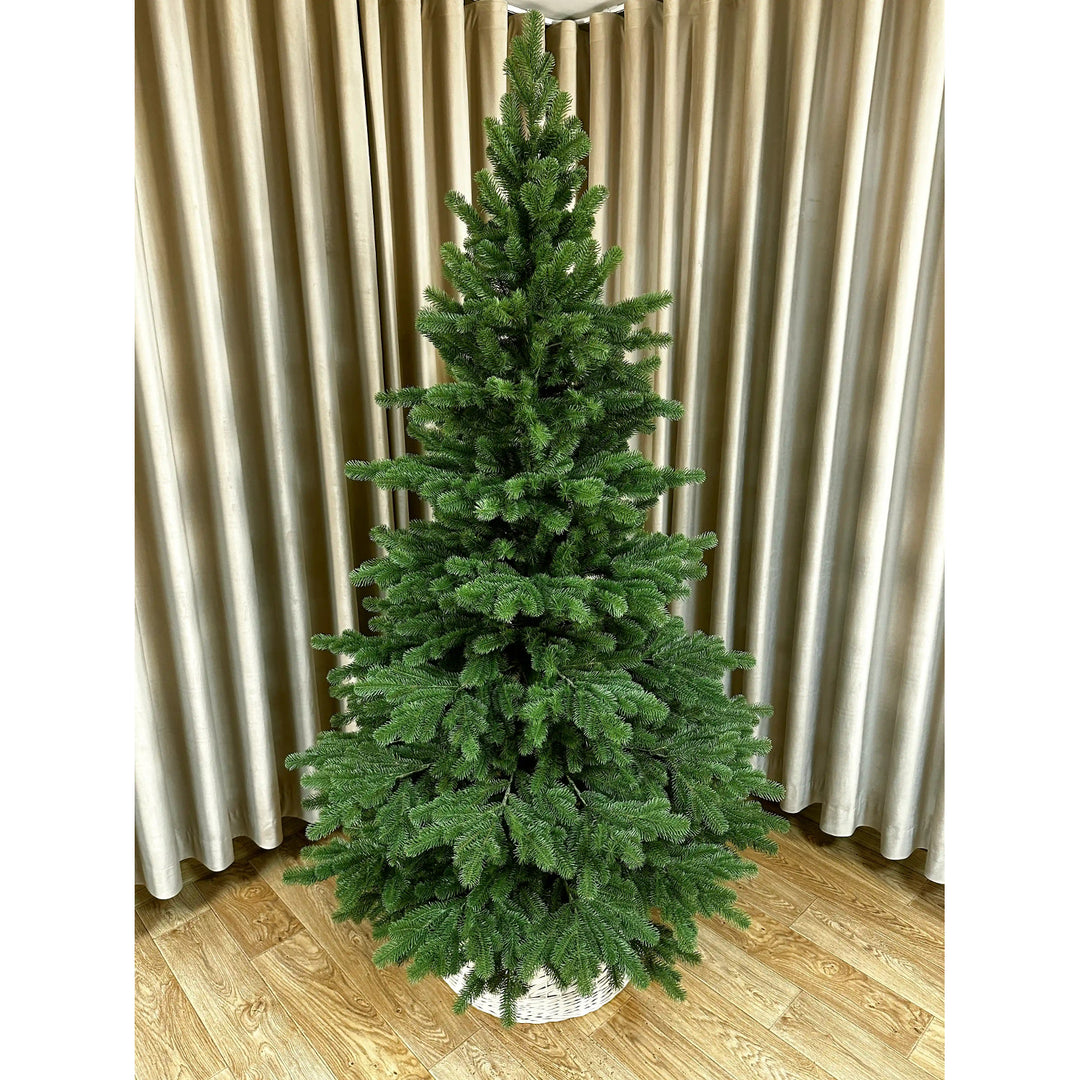 Umělý vánoční stromek, přírodní jedle, 100% PE, výška 230 cm