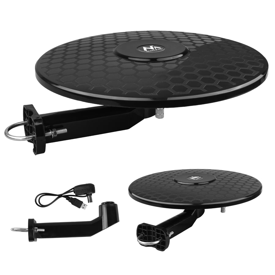 Maclean DVB-T/T2 HEVC všesměrová anténa, aktivní, standardní, USB 5V, MCTV-102