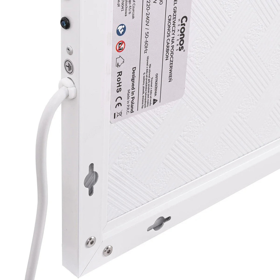 Infrazářič Cronos, 800W, matný povrch, ultratenký, Carbon P800