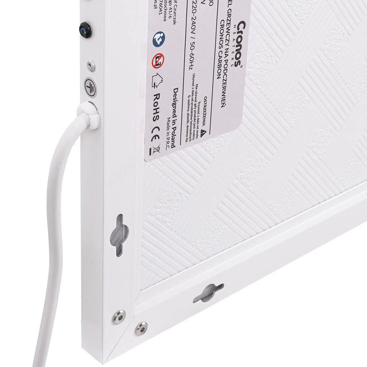 Infrazářič Cronos, 800W, matný povrch, ultratenký, Carbon P800