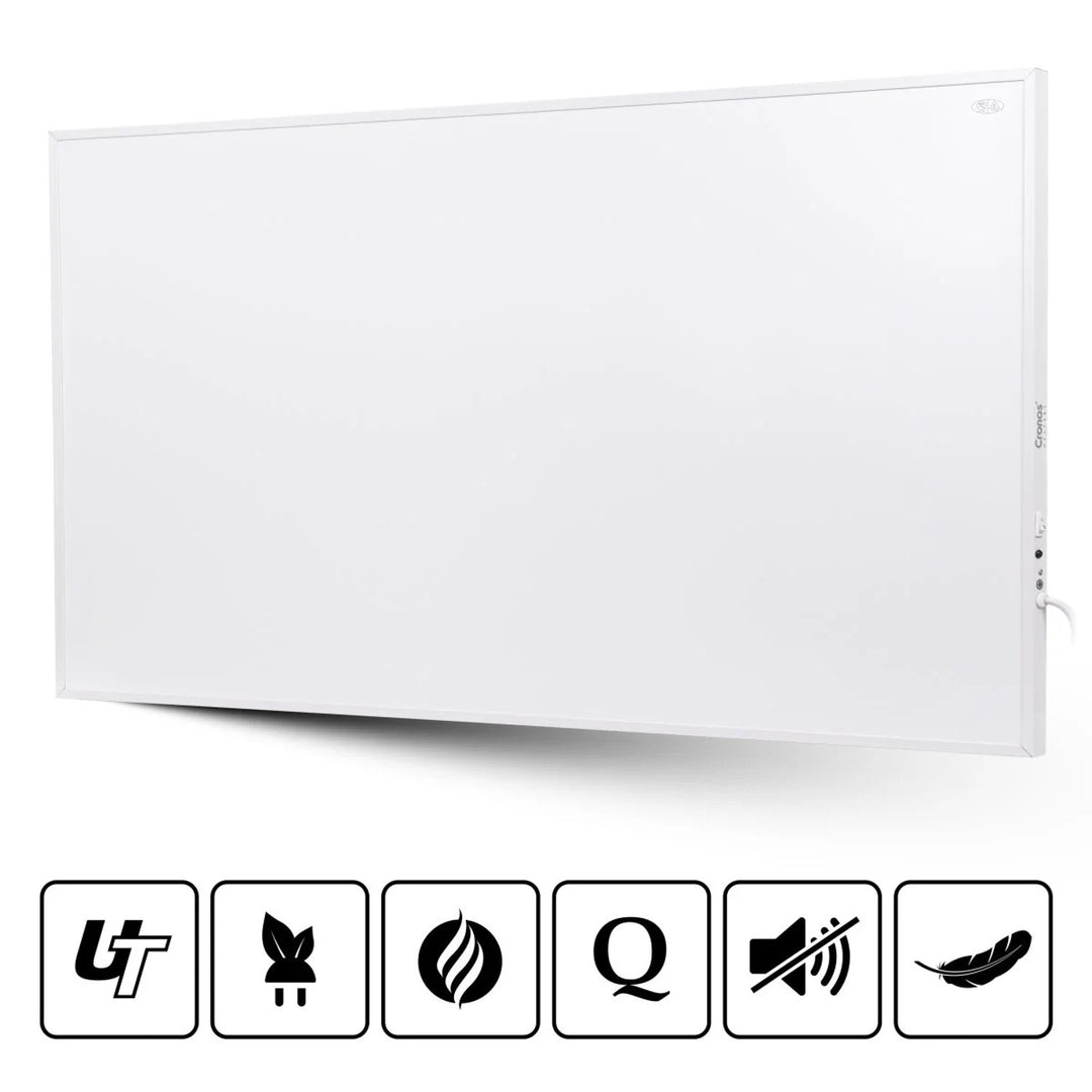 Infrazářič Cronos, 1000 W, matný povrch, ultratenký, Carbon P1000