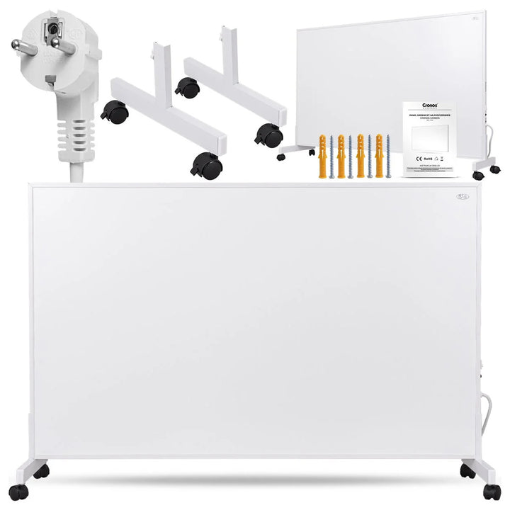 Infrazářič Cronos, 1000 W, matný povrch, ultratenký, Carbon P1000