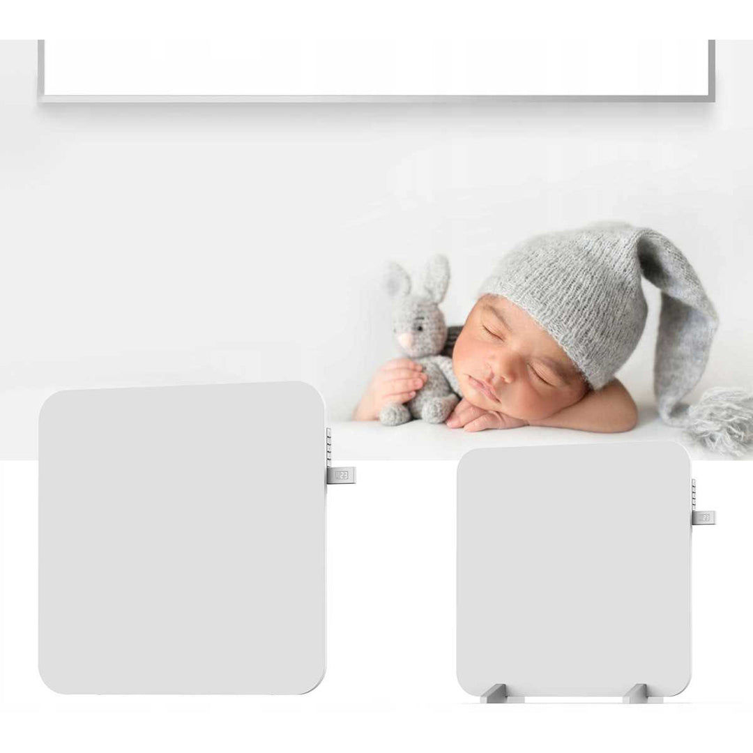 Infrazářič Cronos, 450 W, s termostatem a dálkovým ovládáním, nastavitelný od 10 °C do 50 °C, nízké energetické ztráty, Titanium CR-500