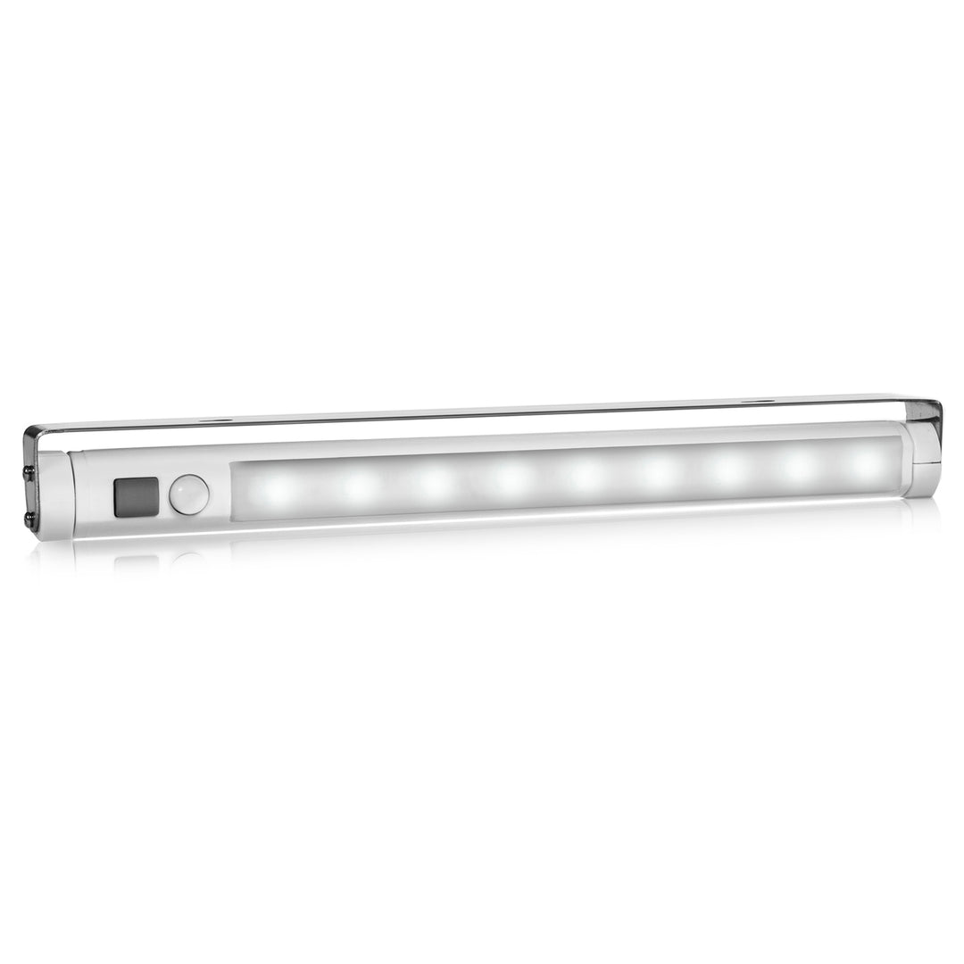 Kuchyňské svítidlo Maclean LED, pod skříňku 9 SMD, napájení bateriemi, PIR senzor zapnutí/vypnutí, MCE166 + 3x baterie Varta Industrial LR6/AA R-06
