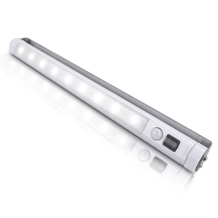 Kuchyňské svítidlo Maclean LED, pod skříňku 9 SMD, napájení bateriemi, PIR senzor zapnutí/vypnutí, MCE166 + 3x baterie Varta Industrial LR6/AA R-06