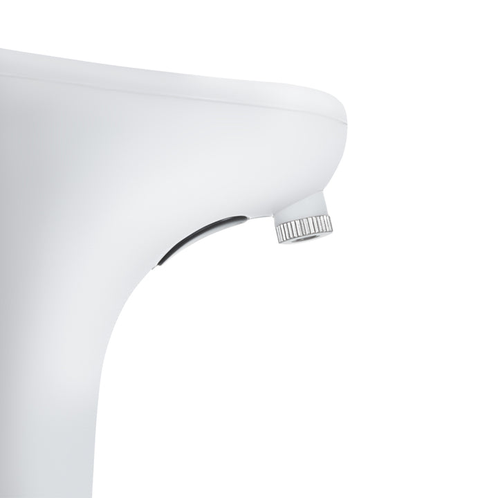 Automatický dávkovač Promedix, dávkovací nádoba na tekutá mýdla a dezinfekční prostředky, 300 ml, bílá, PR-540 W + 4 baterie Varta Industrial AA