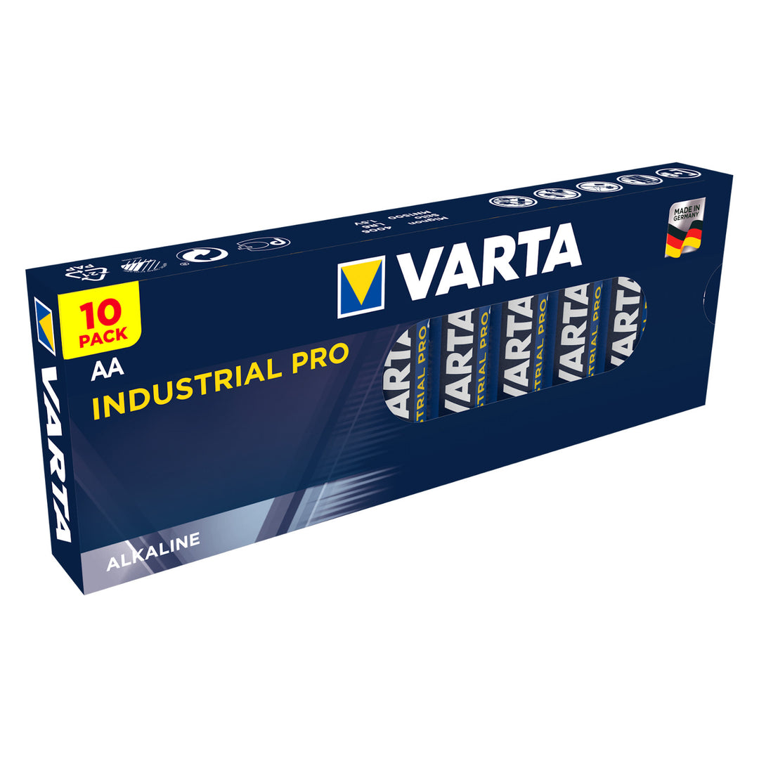 Organizér na baterie GreenBlue Varta Box GB189 + 10x baterie AA a 10x baterie AAA Varta Industrial