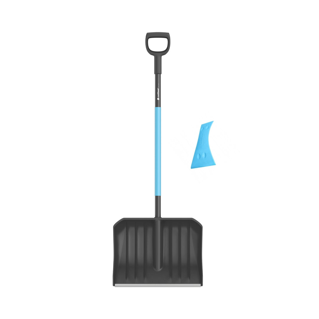 Hrablo na sníh Cellfast, hliníková násada, délka 140 cm, Cellpro 40-340 + škrabka na sklo