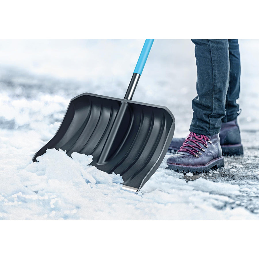 Hrablo na sníh Cellfast, hliníková násada, délka 140 cm, Cellpro 40-340 + škrabka na sklo