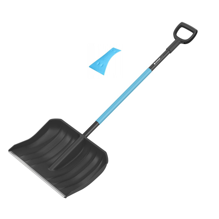 Hrablo na sníh Cellfast, hliníková násada, délka 140 cm, Cellpro 40-340 + škrabka na sklo