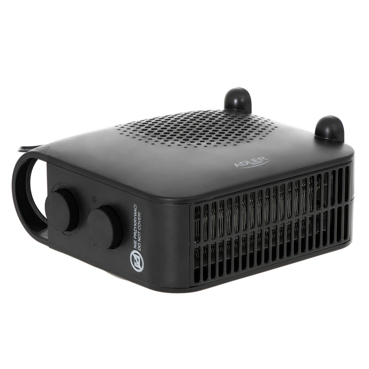 Adler ohřívač s ventilátorem, 2 stupně výkonu, max. 2000W, termostat, černá, AD 7725
