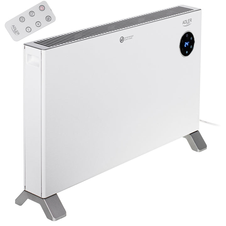 Konvektorový ohřívač Adler, LED displej, dálkové ovládání, 3 stupně ohřevu, termostat, max. 2000W, AD 7752